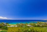 Enjoy vistas of the island of Molokai` and the Kapalua coastline